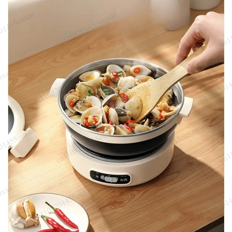 Hot Pot Portable Dual - Olla eléctrica portátil plegable 220V, multiusos,