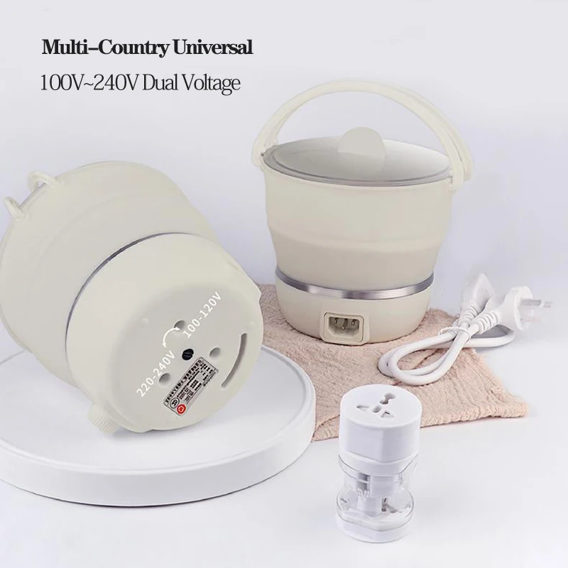 Hot Pot Portable Dual - Olla Eléctrica Plegable Portátil Multifuncional, Olla