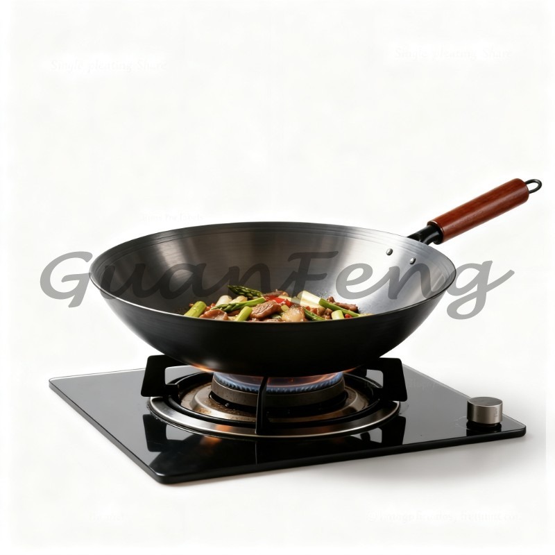 Home Cooking Chinese - Sartenes de Hierro Forjadas a Mano,