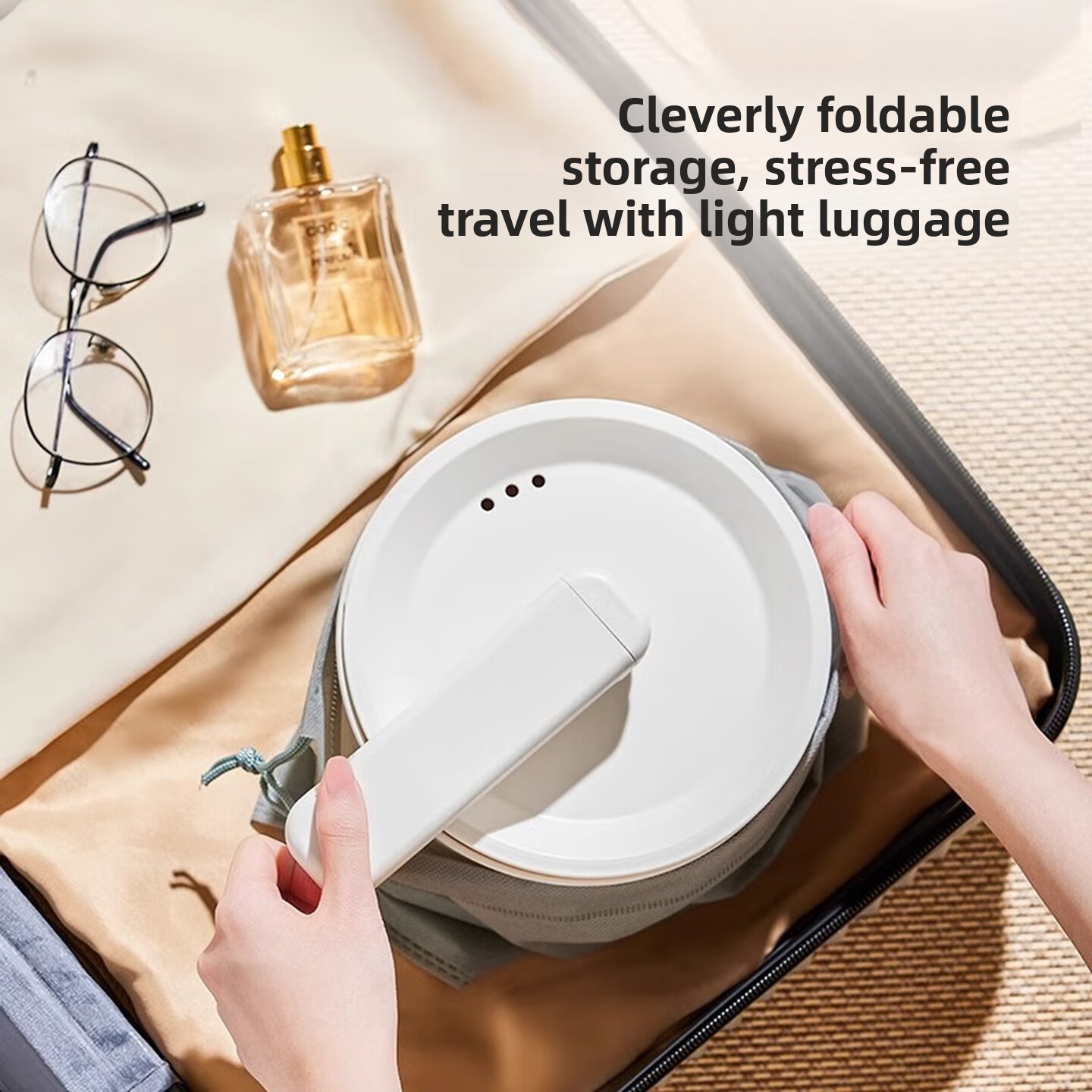 Olla eléctrica plegable de 2L  - Hot Pot Portable Dual reseña y precio