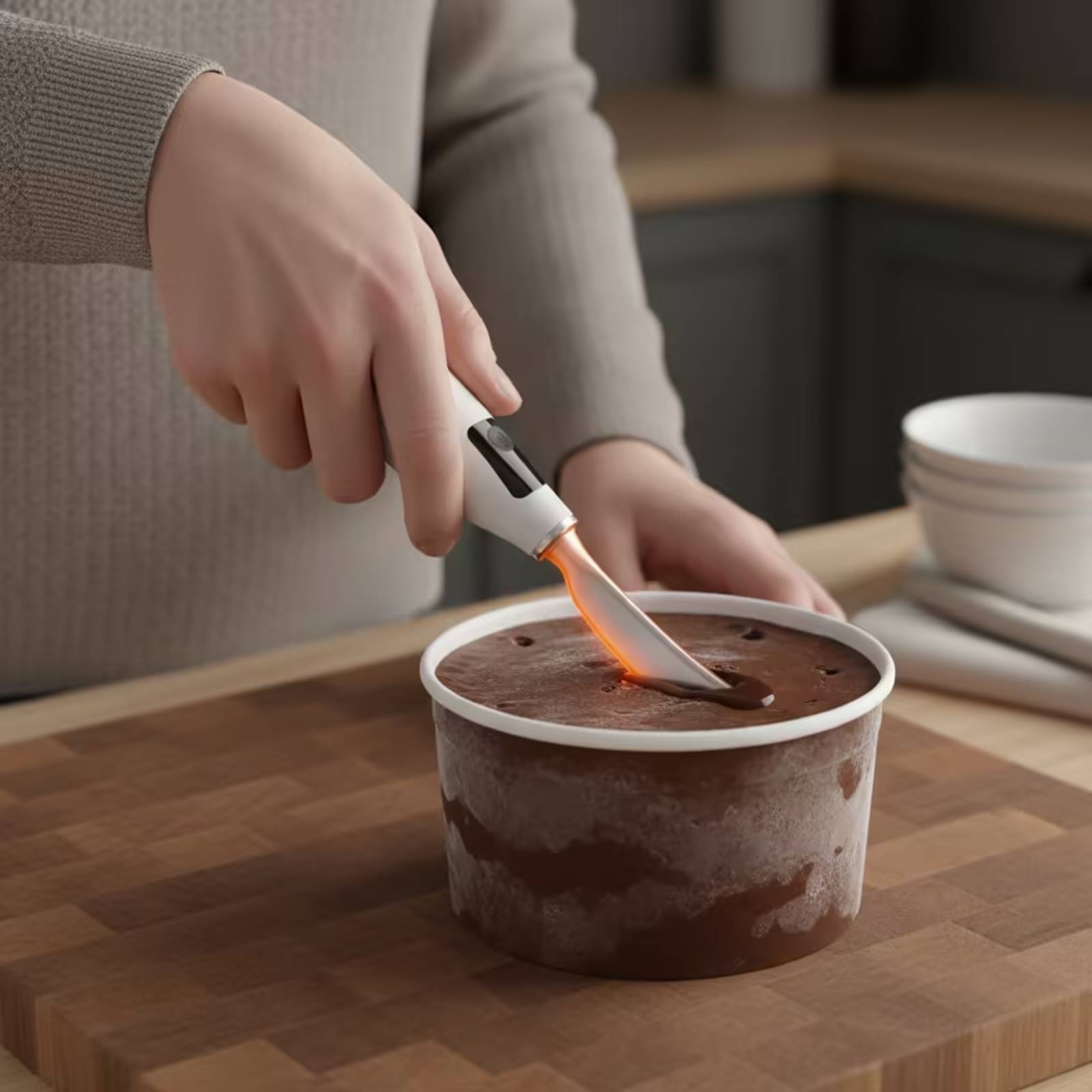 Cuchara Eléctrica Recargable p - Home Cooking Usa reseña y precio