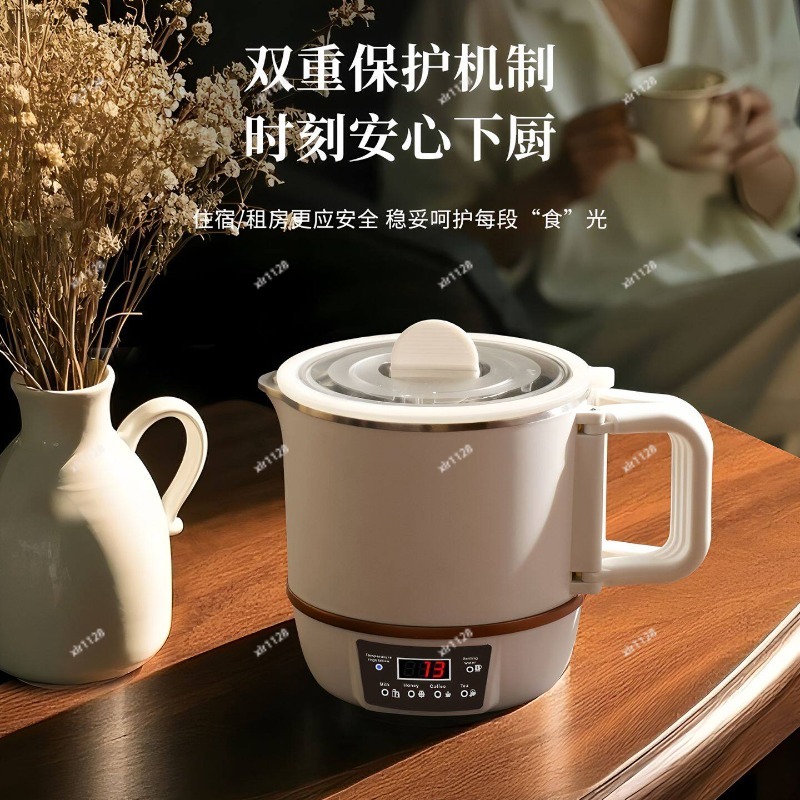 Olla eléctrica portátil, compa - Hot Pot Portable Dual reseña y precio