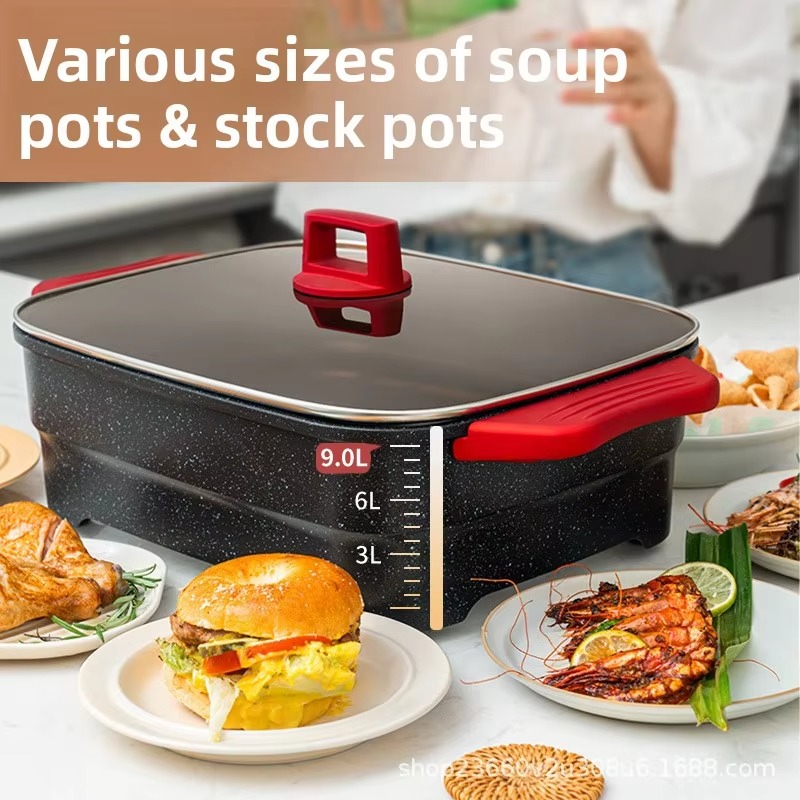Olla Eléctrica Multifuncional  - Home Cooking Usa reseña y precio