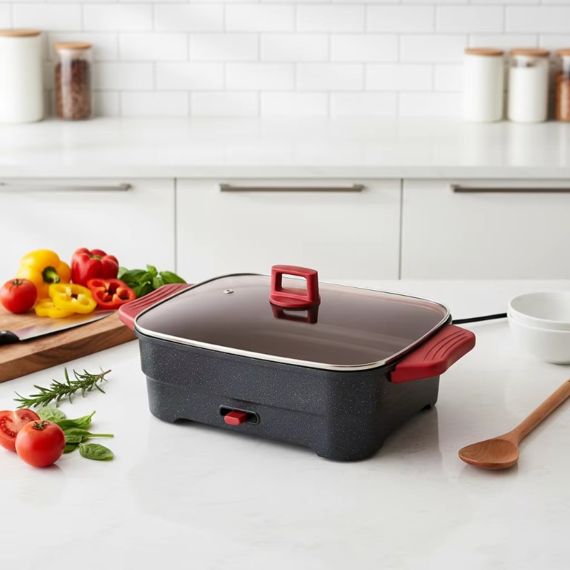 Olla Eléctrica Multifuncional  - Home Cooking Usa reseña y precio