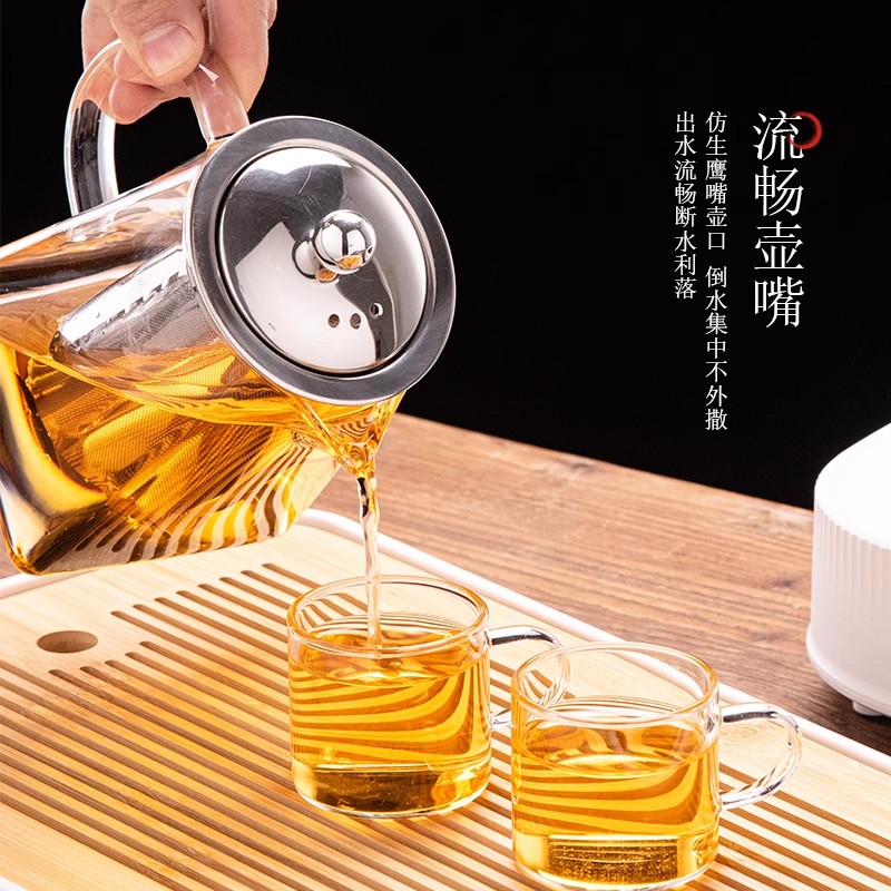 Tetera de cristal con infusor, - Home Cooking Appliances reseña y precio