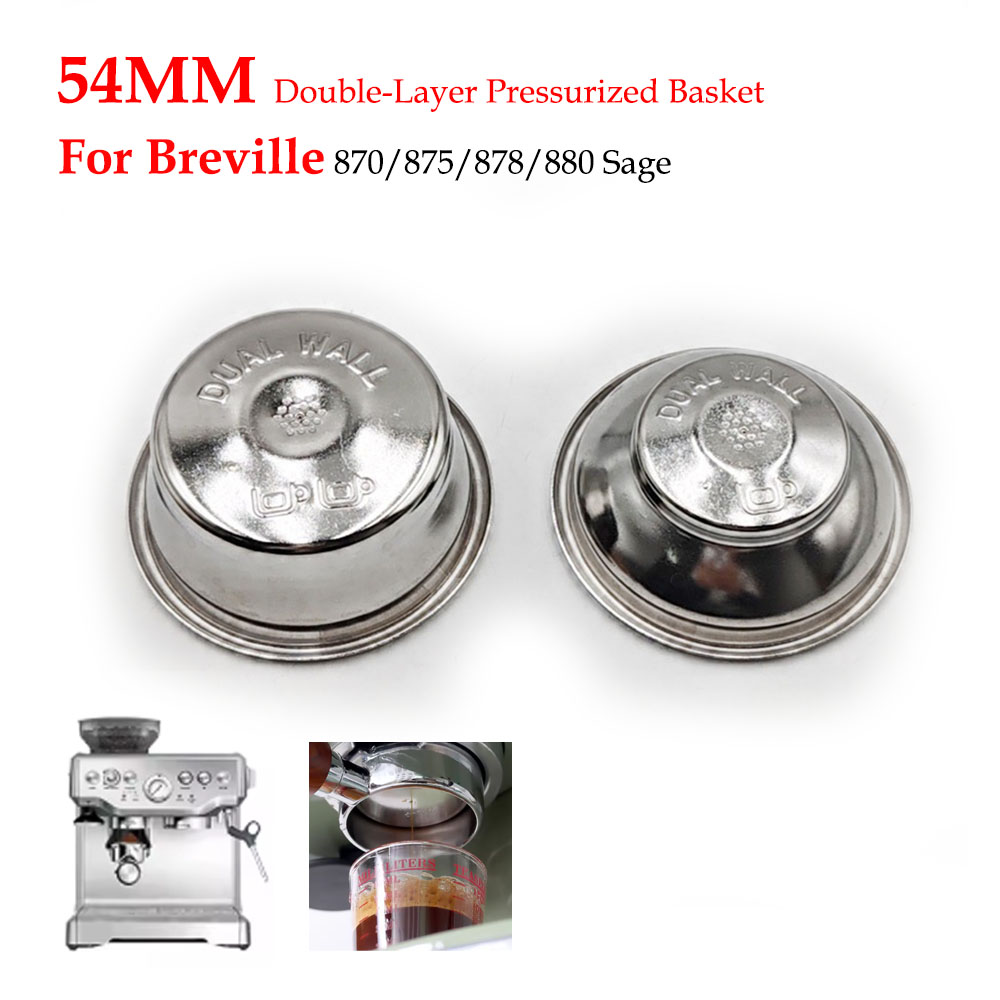 Cesta de filtro presurizada de - Breville Espresso Bes870 reseña y precio