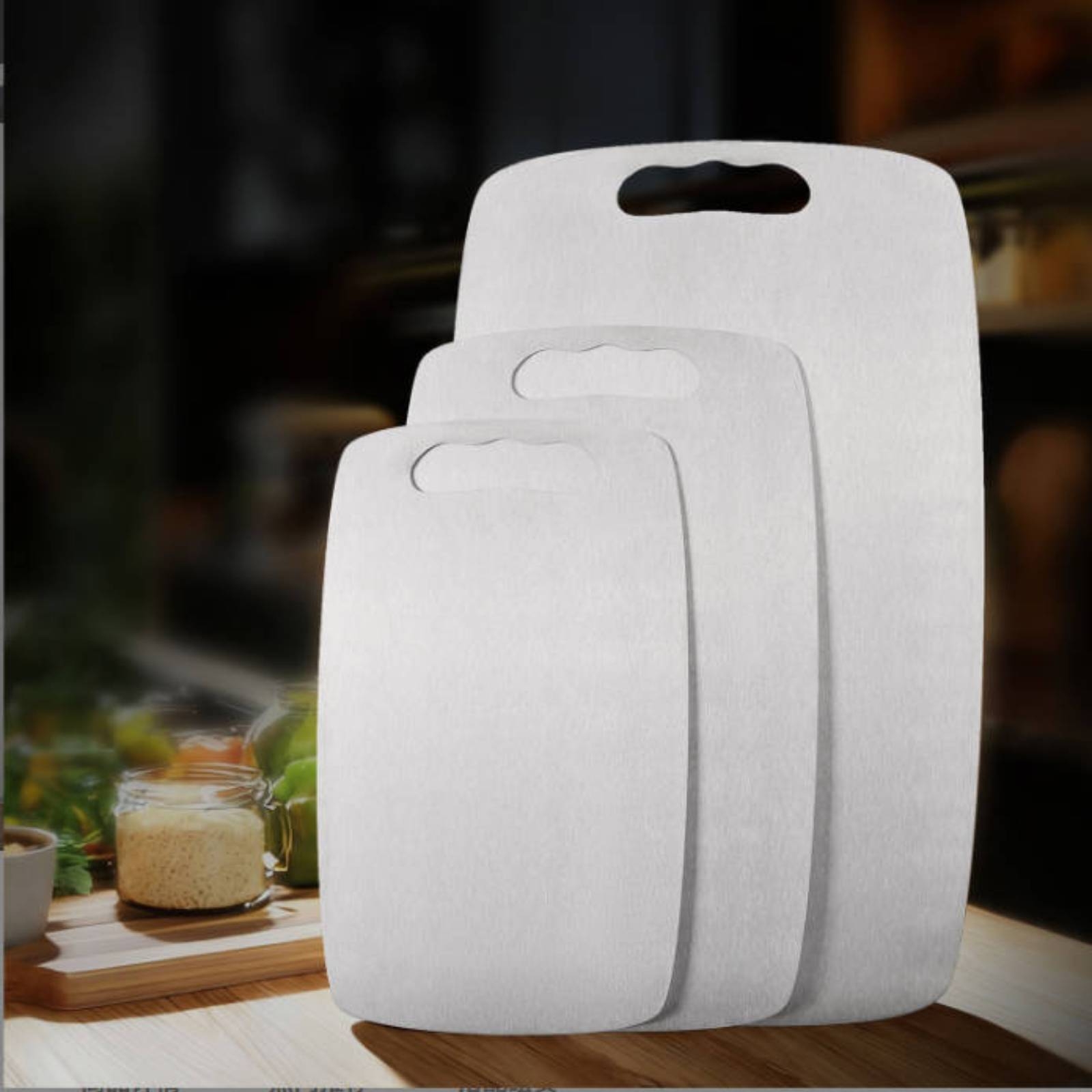 Tabla de cortar de acero inoxi - Home Cooking Usa reseña y precio