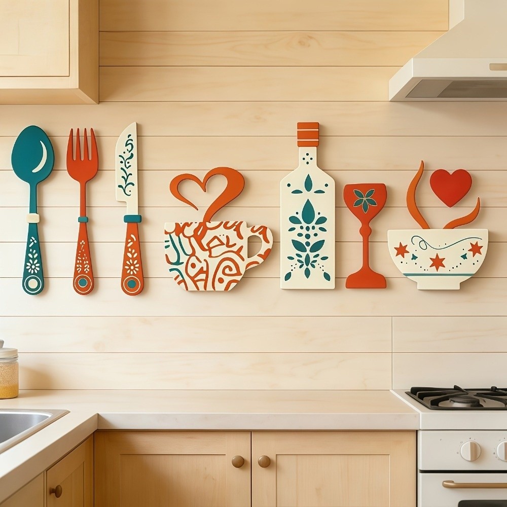 Juego de Decoración de Pared p - Home Cooking Utensil Set reseña y precio