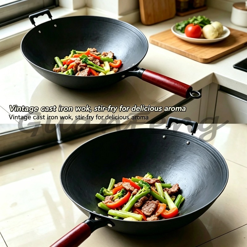 Sartenes de Hierro Forjadas a  - Home Cooking Chinese reseña y precio